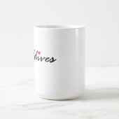 I Liebe Malediven Kaffeetasse (Mittel)