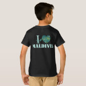 I Liebe Malediven T-Shirt (Schwarz voll)