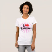 I Liebe Malediven T-Shirt (Vorne ganz)