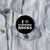 I Liebe Malen Rocks Niedlich Rock Painter Button (Beispiel)
