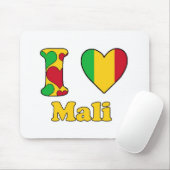 I Liebe Mali Mousepad (Mit Mouse)
