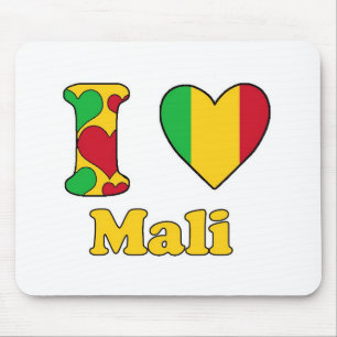 I Liebe Mali Mousepad