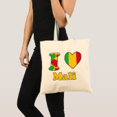I Liebe Mali Tragetasche (Vorderseite (Produkt))