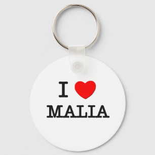 I Liebe Malia Schlüsselanhänger