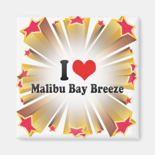 I Liebe-Malibu-Bucht-Brise Magnet