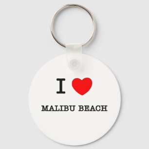 I Liebe-Malibu-Strand Kalifornien Schlüsselanhänger