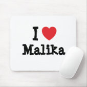 I Liebe Malika T - Shirt Mousepad (Mit Mouse)