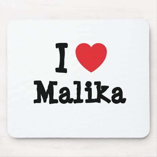 I Liebe Malika T - Shirt Mousepad (Vorne)