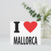 I Liebe Mallorca Ikone Postkarte (Stehend Vorderseite)