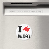 I Liebe Mallorca Kontursymbol Magnet (In Situ (Geschirrspüler))
