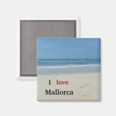 I Liebe Mallorca - Magnet (Vorderseite/Rückseite)