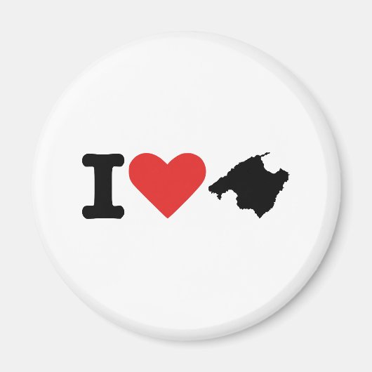 I Liebe Mallorca - Spanien Magnet (Vorne)