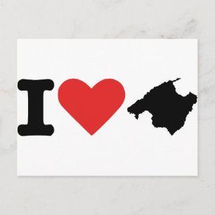 I Liebe Mallorca - Spanien Postkarte