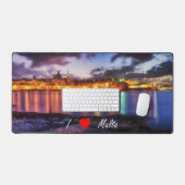 I Liebe Malta Desk Mat Schreibtischunterlage (Tastatur & Maus)