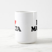 I LIEBE MALTA KAFFEETASSE (Mittel)