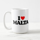 I LIEBE MALTA KAFFEETASSE (Links)