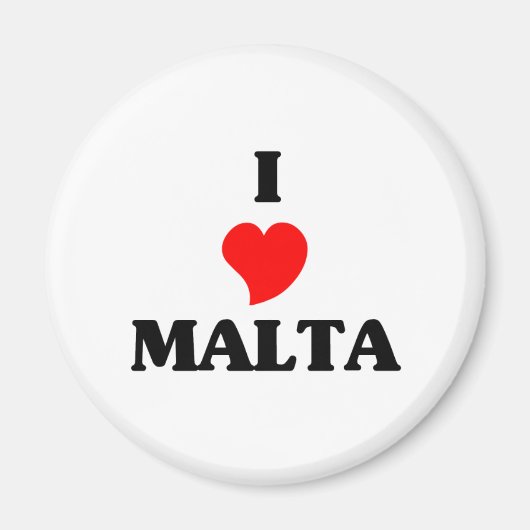 I Liebe Malta Magnet (Vorne)