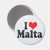 I Liebe Malta Magnet (Vorderseite/Rückseite)