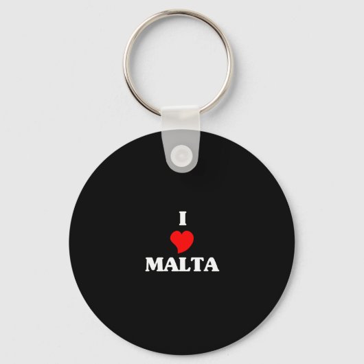 I Liebe Malta Schlüsselanhänger (Vorderseite)