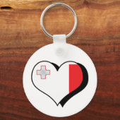 I Liebe Malta Schlüsselanhänger (Vorderseite)