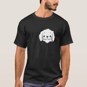I Liebe maltesische Hunde Haustiere Malteser Hund T-Shirt