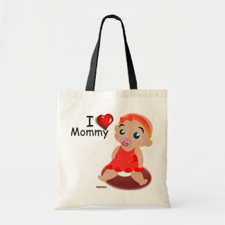I Liebe-Mama-Baby-Mädchen-Taschen Tragetasche