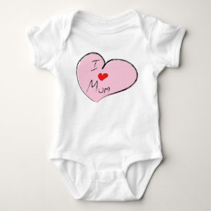 I LIEBE MAMA BABY STRAMPLER