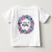 I LIEBE MAMA BABY T-SHIRT (Rückseite)