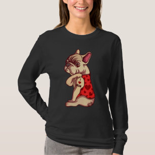 I Liebe Mama Dog Tattoo English Bulldog French Bul T-Shirt