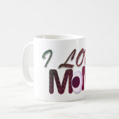 I Liebe Mama Ei Funny T - Shirt - Niedlich Minimal Kaffeetasse (Vorderseite Links)