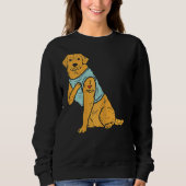 I Liebe Mama Golden Retriever Labrador Hunde Fraue Sweatshirt (Vorderseite)