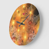 I Liebe Mama, Goldene Weihnachten, Große Wanduhr (Winkel)