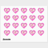 I LIEBE MAMA Herz-Aufkleber (Blatt)