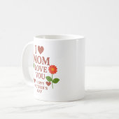 I LIEBE MAMA KAFFEETASSE (Vorderseite Links)