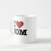 I LIEBE MAMA KAFFEETASSE (Vorderseite Links)