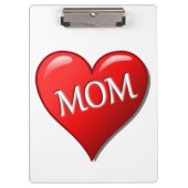 I LIEBE MAMA KLEMMBRETT (Vorderseite)
