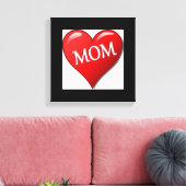 I LIEBE MAMA LEINWANDDRUCK (Insitu (Wohnzimmer))