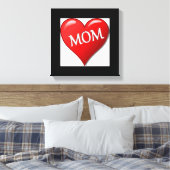 I LIEBE MAMA LEINWANDDRUCK (Insitu (Schlafzimmer))