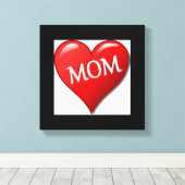 I LIEBE MAMA LEINWANDDRUCK (Insitu (Holzboden))