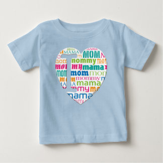 I Liebe-Mama, Mutter, Mama - Baby T-shirt
