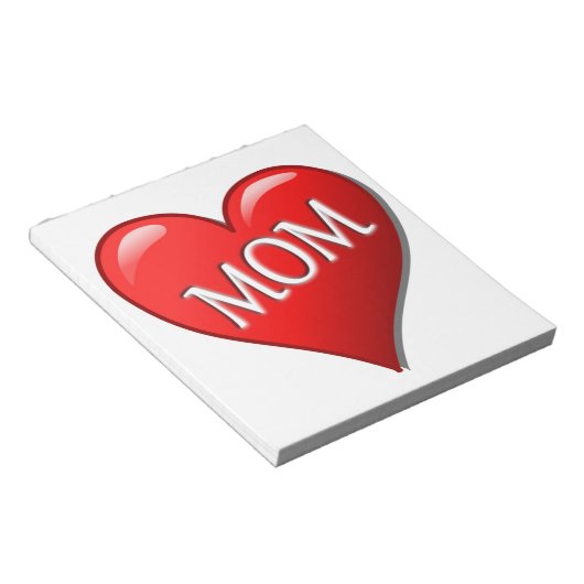 I LIEBE MAMA NOTIZBLOCK (angewinkelt)