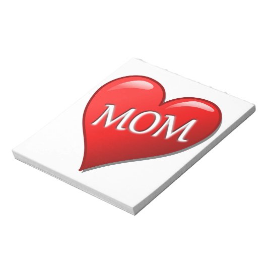 I LIEBE MAMA NOTIZBLOCK (Rotiert)