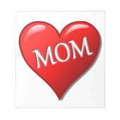 I LIEBE MAMA NOTIZBLOCK (Vorderseite)