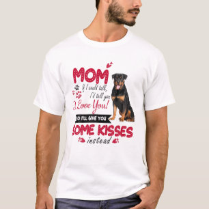I Liebe Mama Rottweiler Hund Mama Muttertag Hund L T-Shirt