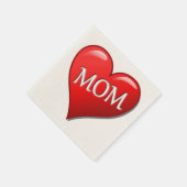 I LIEBE MAMA SERVIETTE (Ecke)