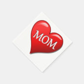 I LIEBE MAMA SERVIETTE (Ecke)