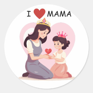 I Liebe Mama Sticker