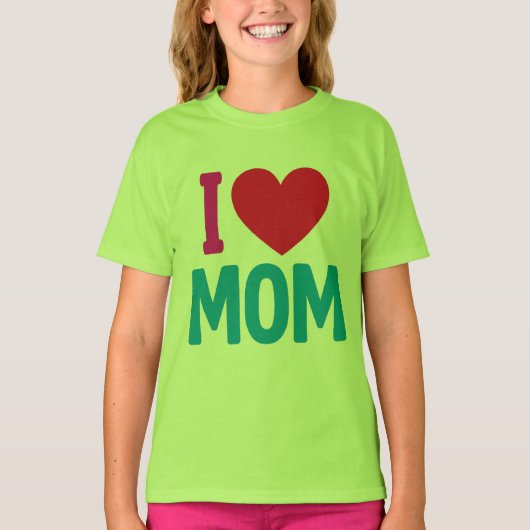 "I LIEBE MAMA" T-Shirt (Vorderseite)