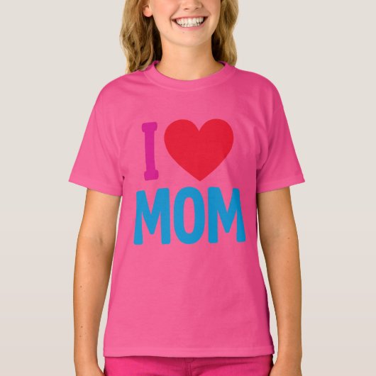 "I LIEBE MAMA" T-Shirt (Vorderseite)