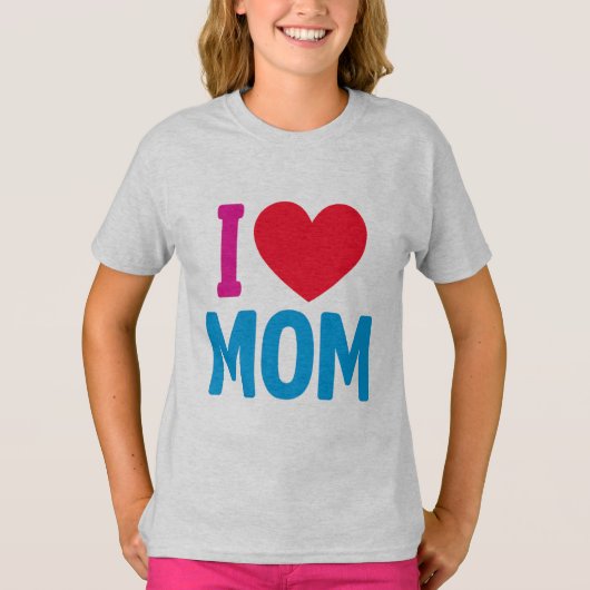 "I LIEBE MAMA" T-Shirt (Vorderseite)
